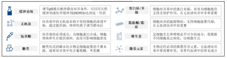 细胞培养基的基本组成